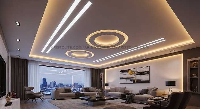 Modern False Ceiling Design by Aristolite Interior Designers in Bangalore