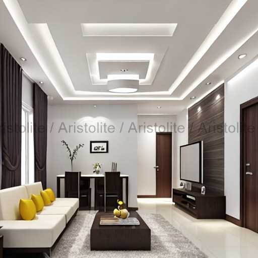 Modern False Ceiling Design by Aristolite Interior Designers in Bangalore