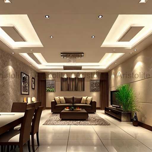 Modern False Ceiling Design by Aristolite Interior Designers in Bangalore