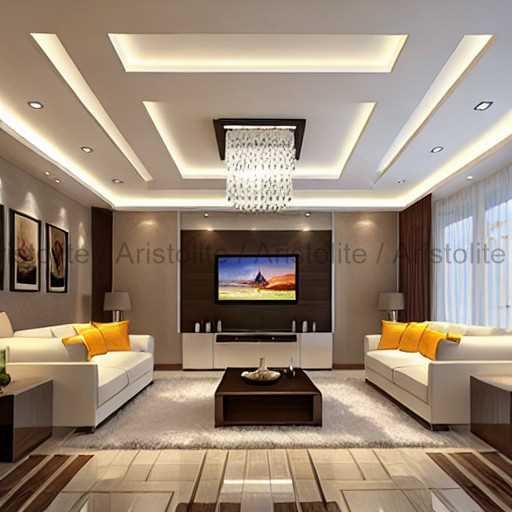 Modern False Ceiling Design by Aristolite Interior Designers in Bangalore