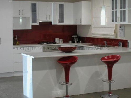 U shaped kitchen designs in Bangalore with modern modular cabinets and premium finish